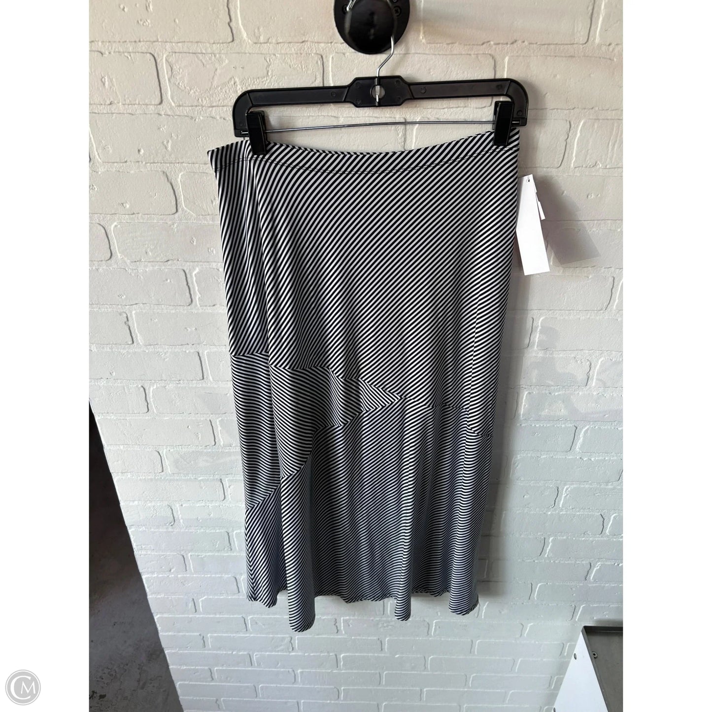 Skirt Maxi By Christopher And Banks In Black & White, Size: M