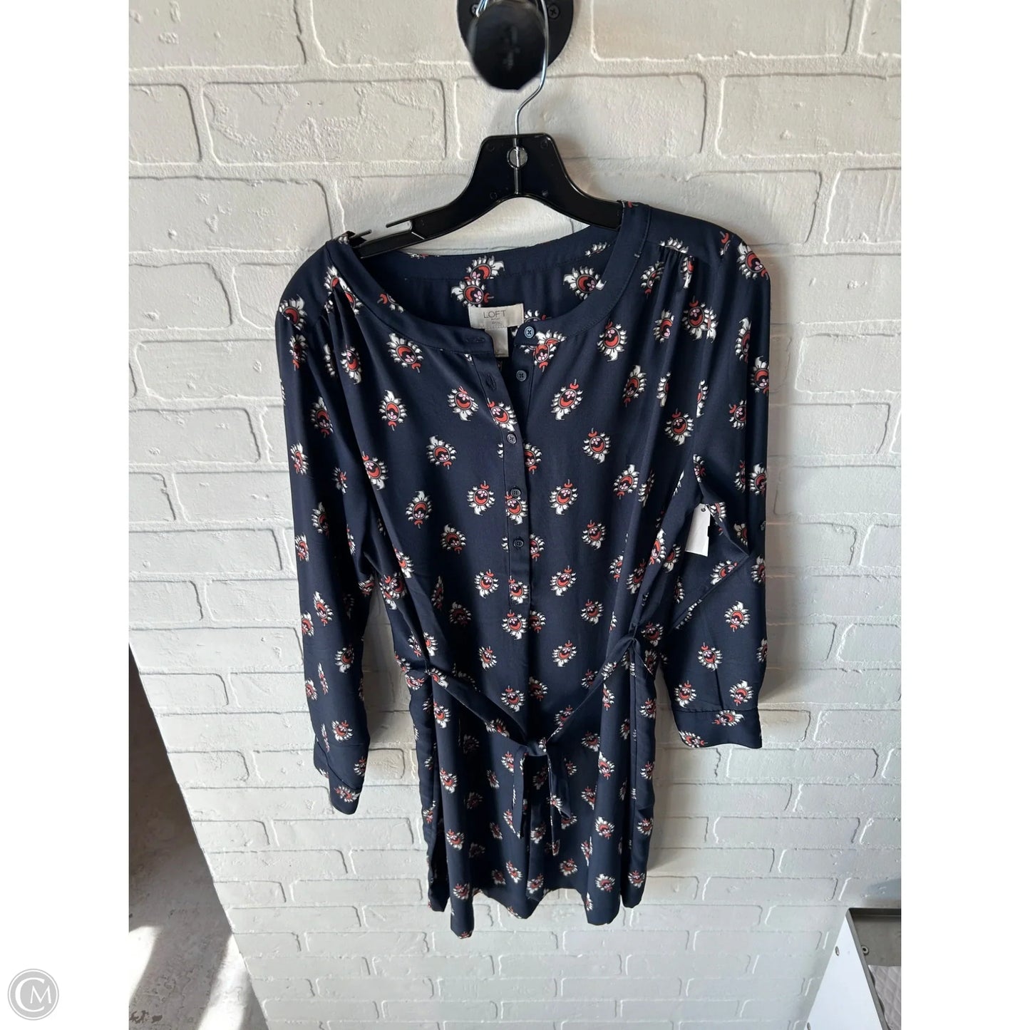 Dress Casual Short By Loft In Navy, Size: Lp