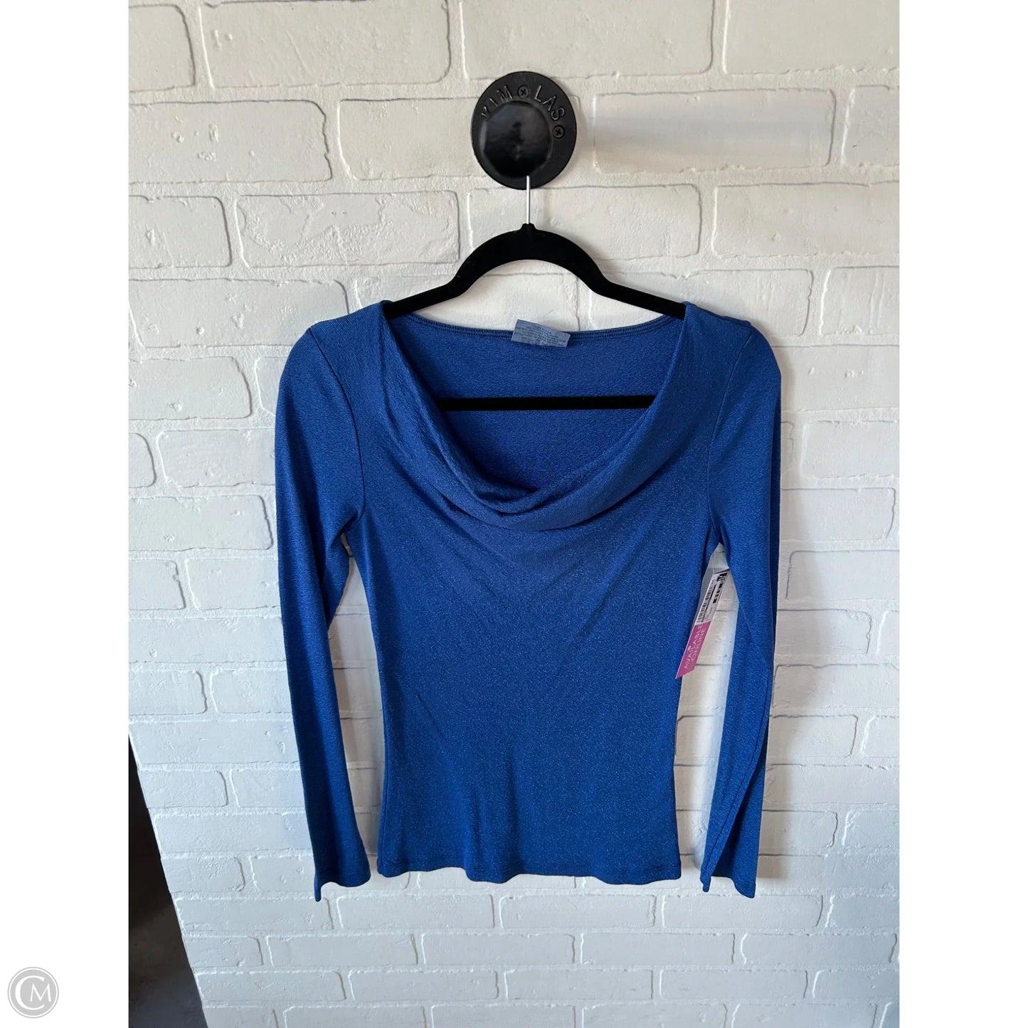 Top Long Sleeve By Michael Stars In Blue, Size: Osfm