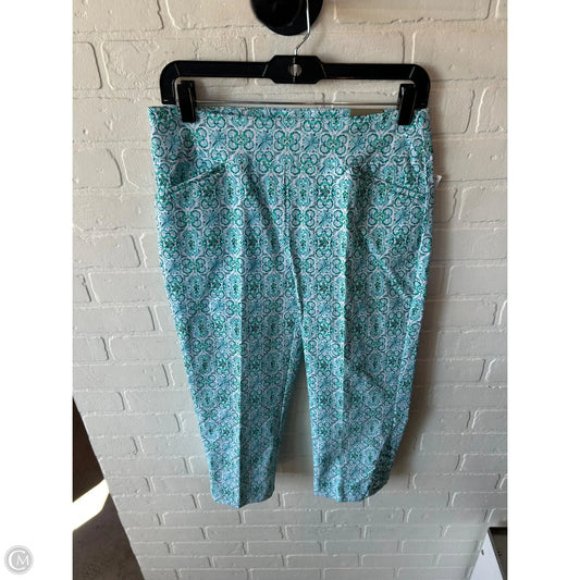 Capris By Chicos In Blue & White, Size: 4