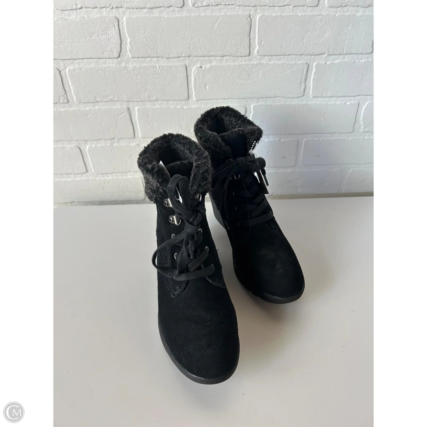 Boots Ankle Heels By White Mountain In Black, Size: 9.5