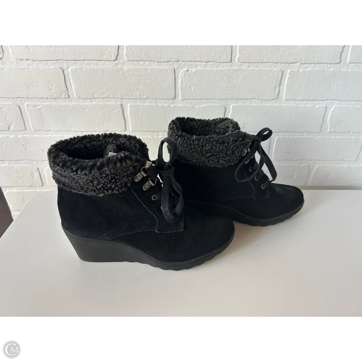 Boots Ankle Heels By White Mountain In Black, Size: 9.5