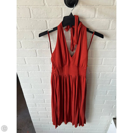 Dress Casual Midi By Banana Republic In Orange, Size: M