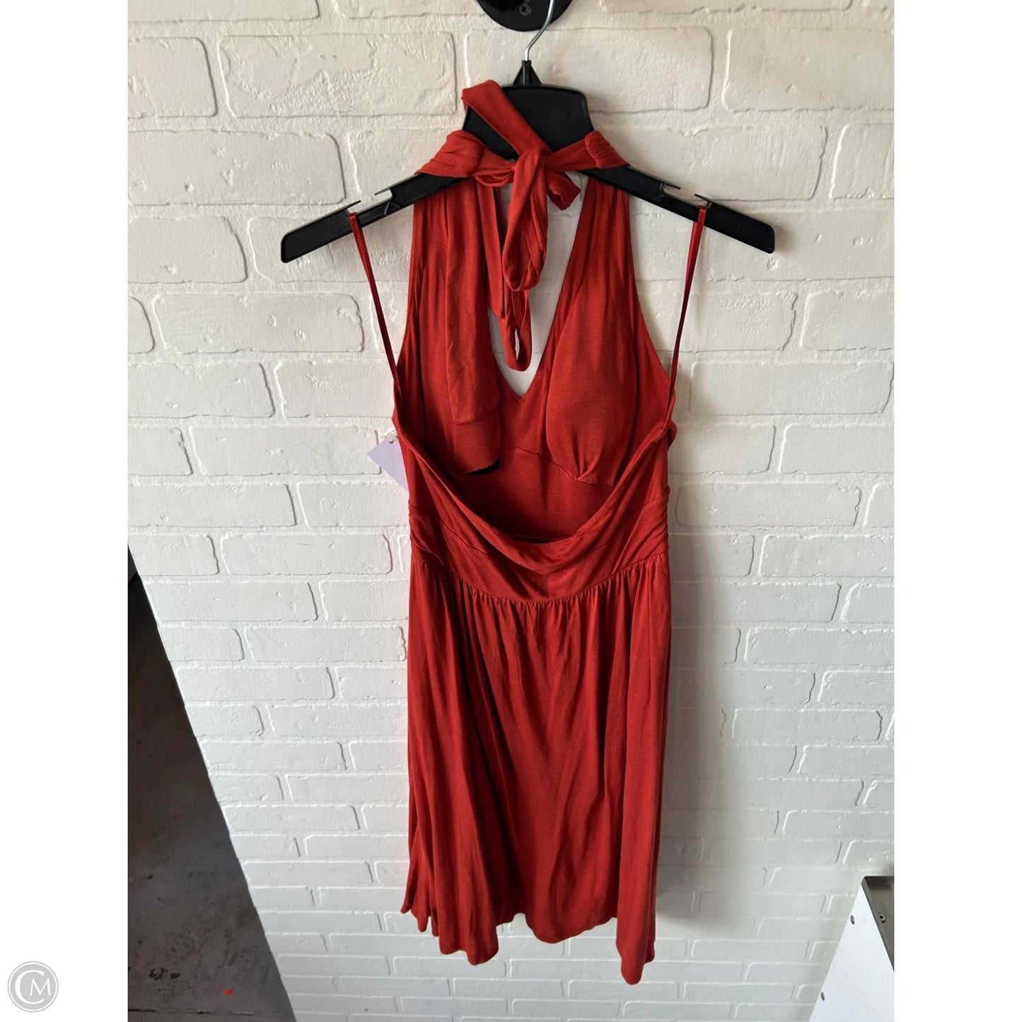 Dress Casual Midi By Banana Republic In Orange, Size: M