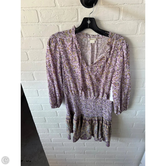 Dress Casual Short By Shoshanna In Purple, Size: S