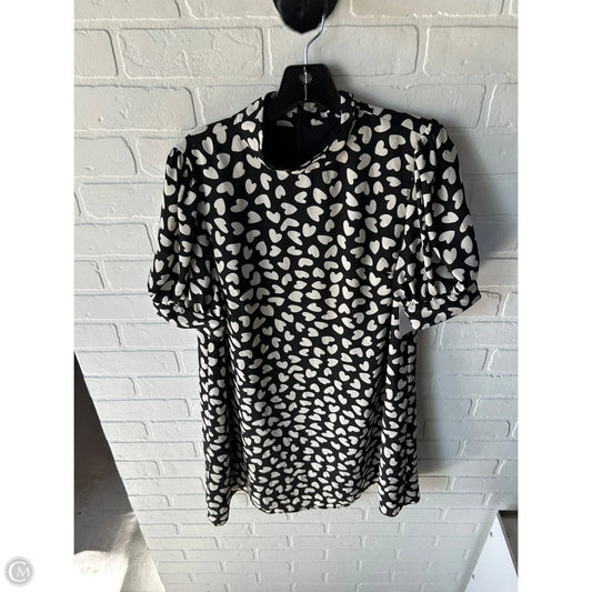 Dress Work By Ann Taylor In Black & Cream, Size: S