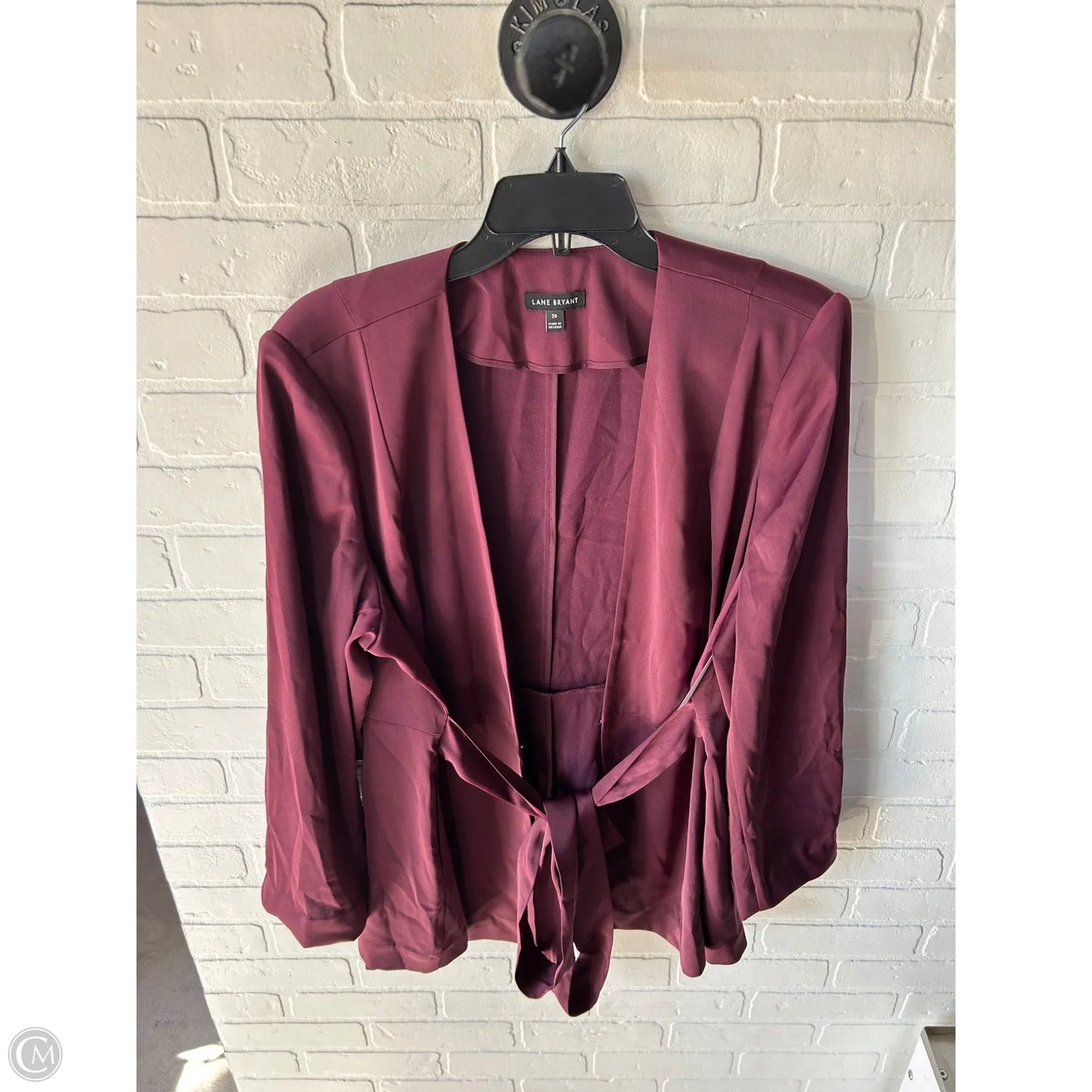 Blazer By Lane Bryant In Purple, Size: 2x