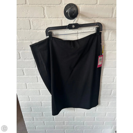 Skirt Midi By Vince Camuto In Black, Size: 20