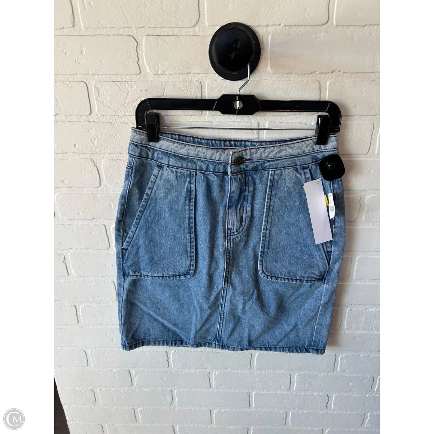 Skirt Mini & Short By Current Air In Blue Denim, Size: 4