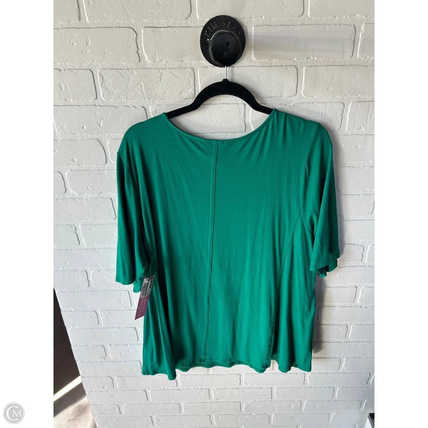 Top Short Sleeve By J. Jill In Green, Size: 2x