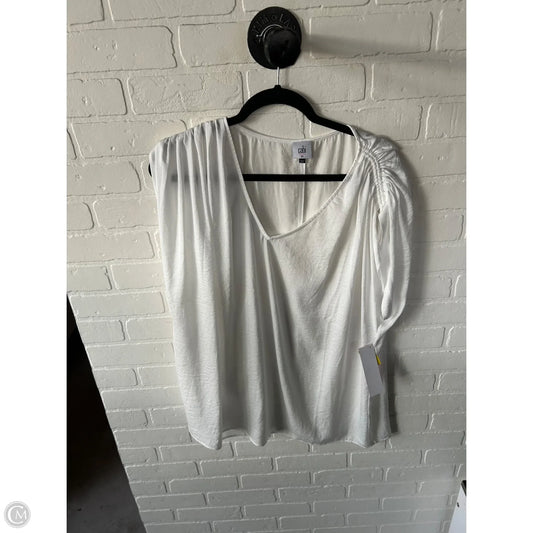 Top Sleeveless By Cabi In White, Size: Xl