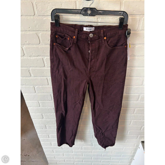 Jeans Straight By Cmb In Red Denim, Size: 6