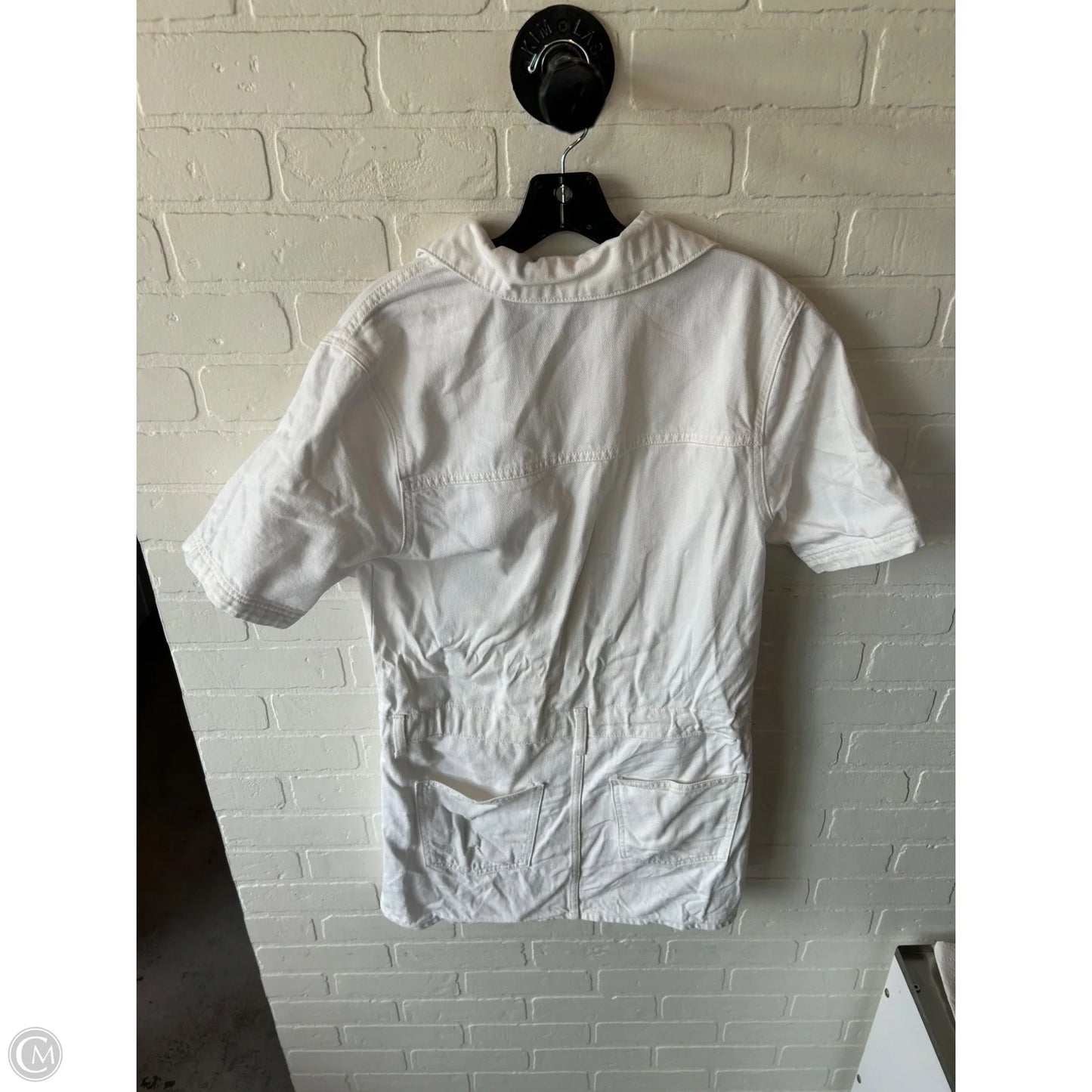 Dress Casual Short By Universal Thread In Cream Denim, Size: S