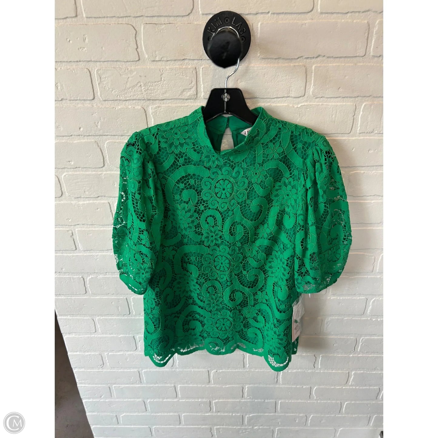 Top Short Sleeve By Nanette By Nanette Lepore In Green, Size: S