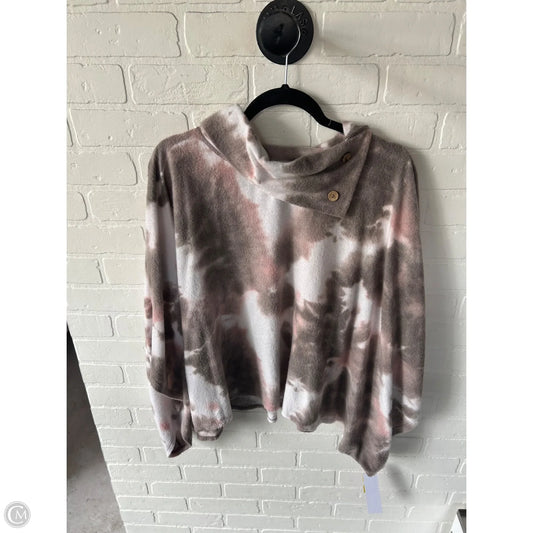 Poncho By Entro In Brown & White, Size: S