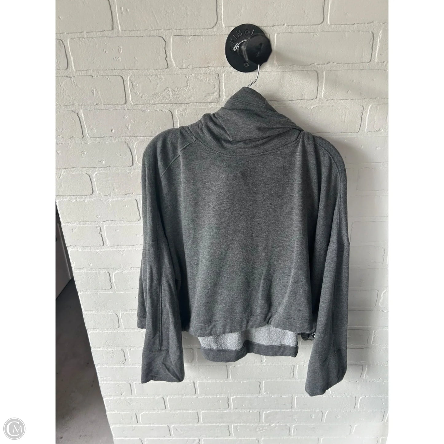 Sweatshirt Hoodie By Cmc In Grey, Size: S