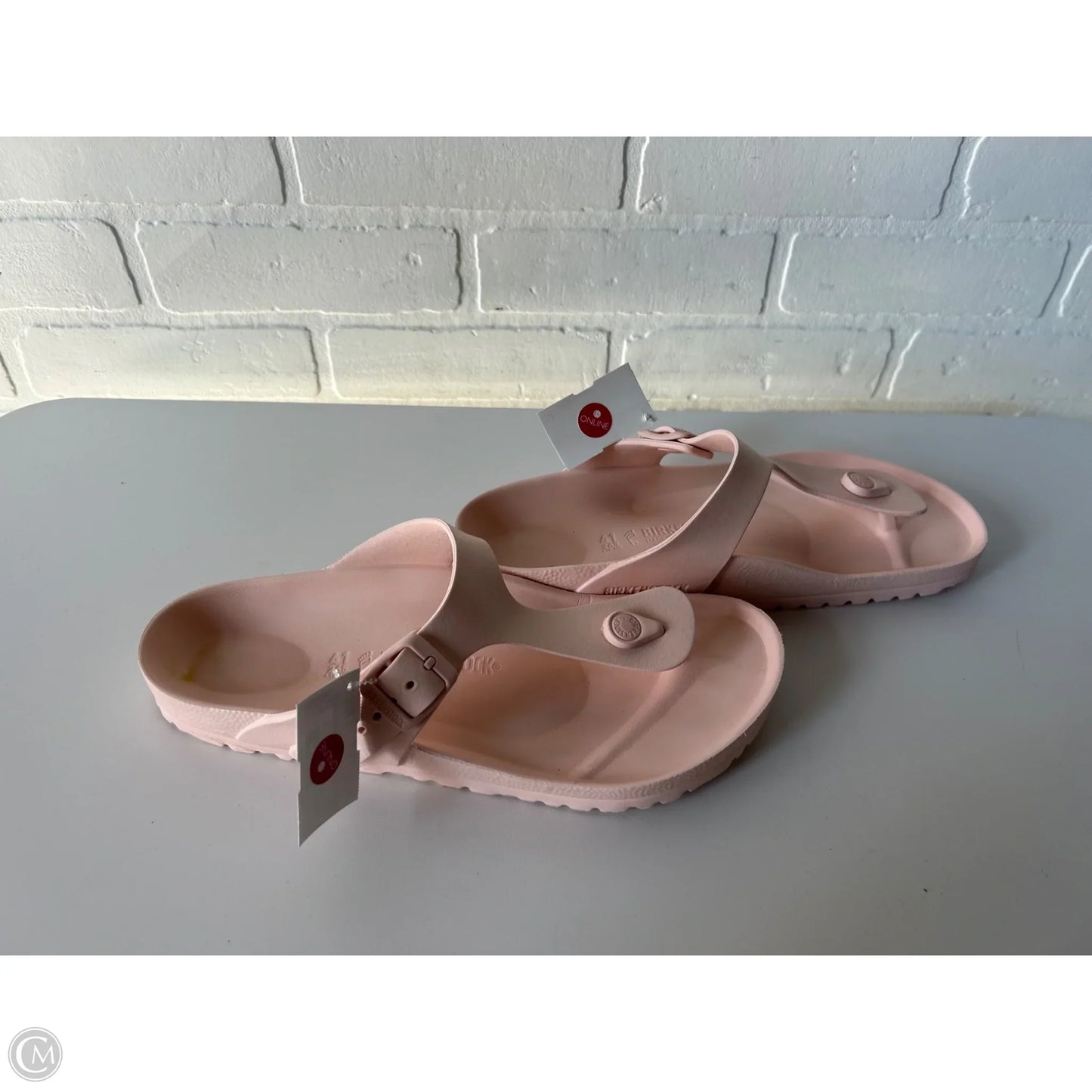 Sandals Flats By Birkenstock In Pink, Size: 10.5