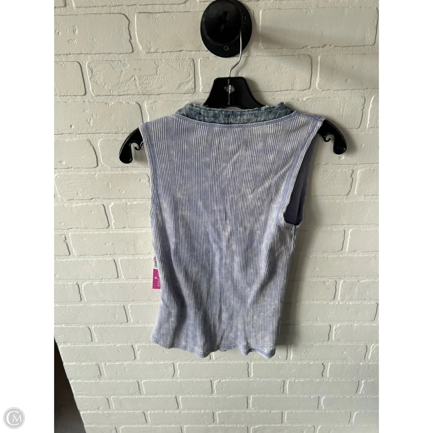 Top Sleeveless By Mystree In Blue, Size: S