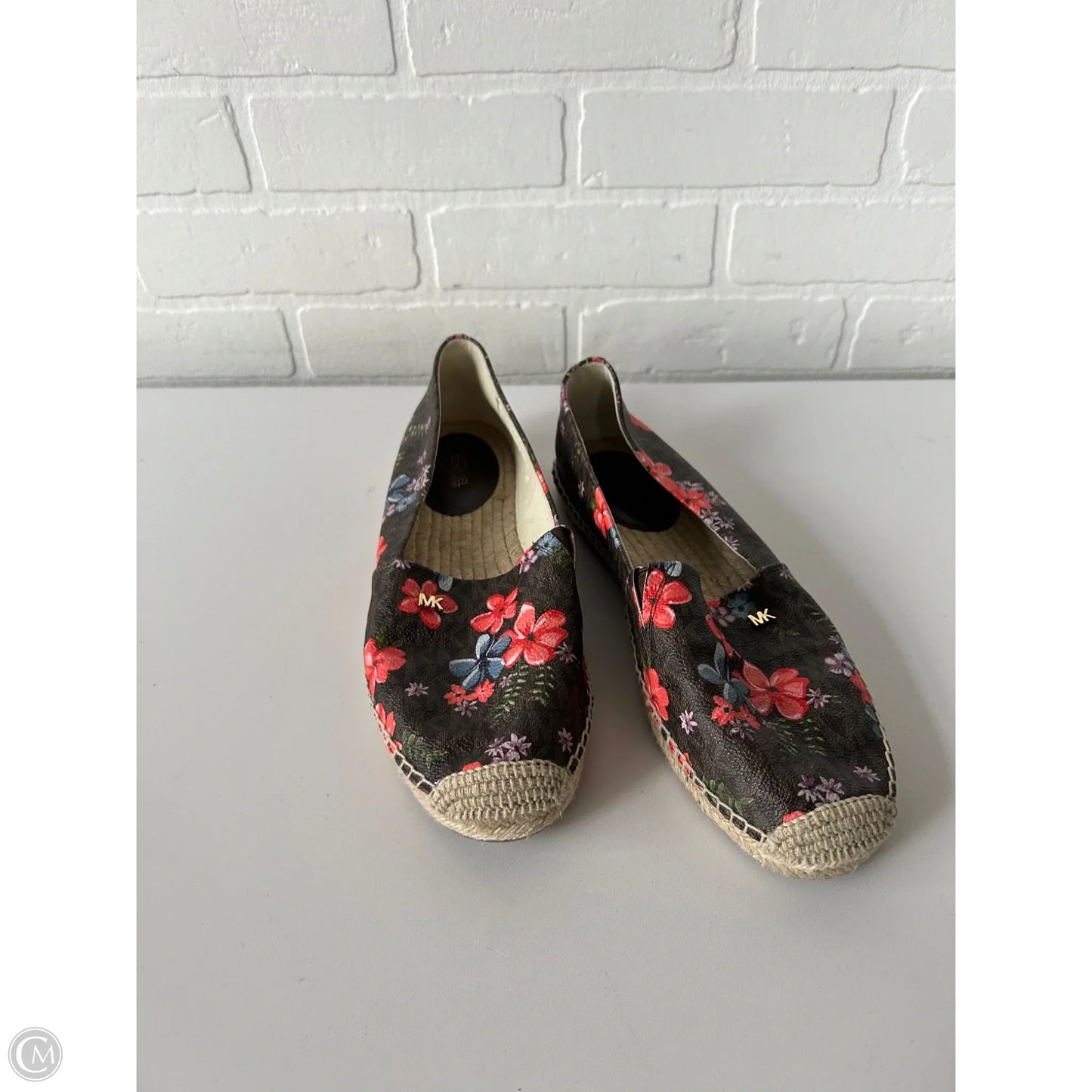 Shoes Flats By Michael By Michael Kors In Brown & Orange, Size: 10