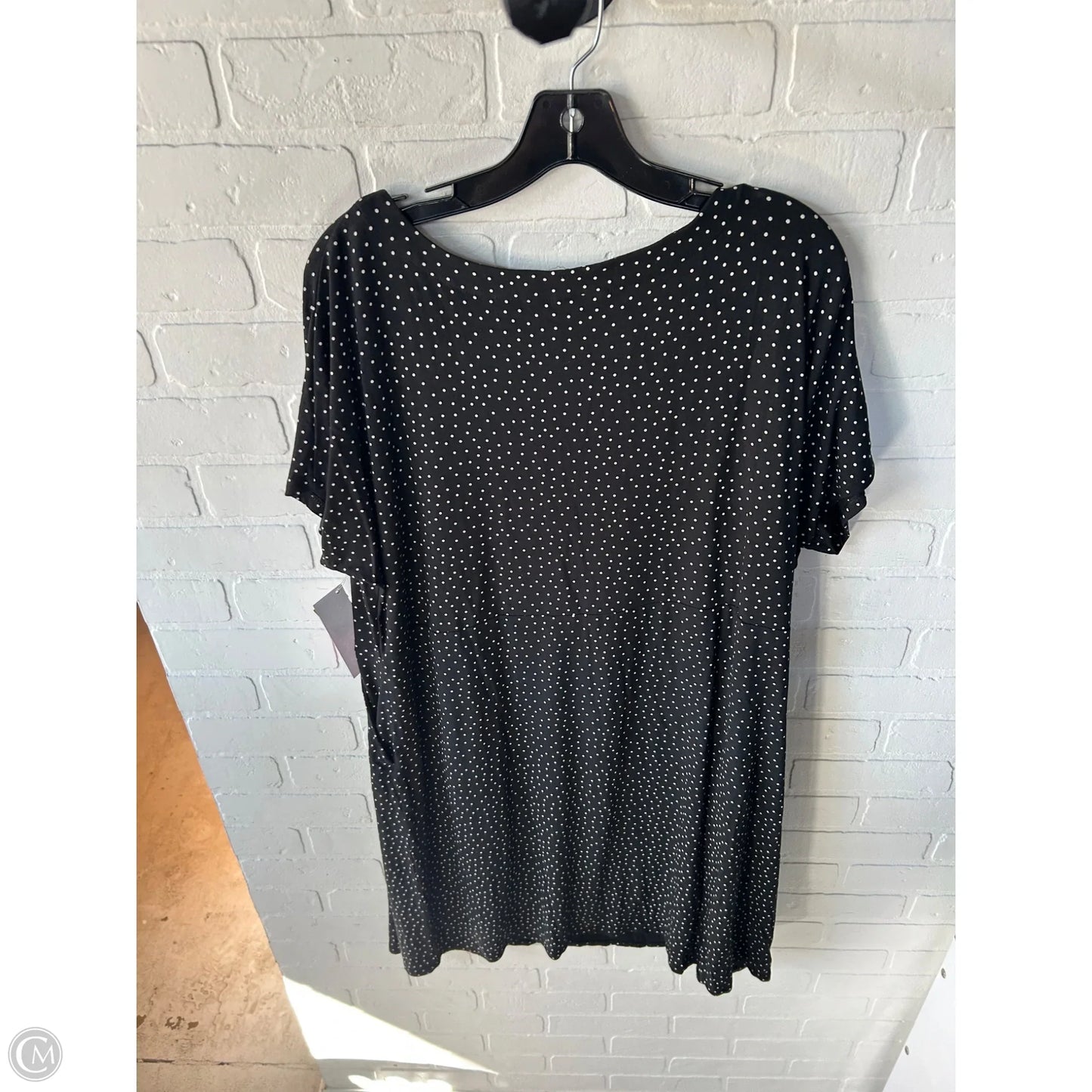 Dress Casual Midi By J. Jill In Black & White, Size: Xl