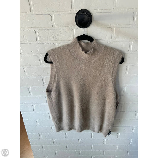 Vest Sweater By Bailey 44 In Tan, Size: Xl