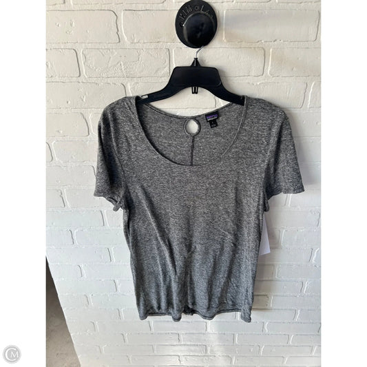 Top Short Sleeve Basic By Patagonia In Grey, Size: L
