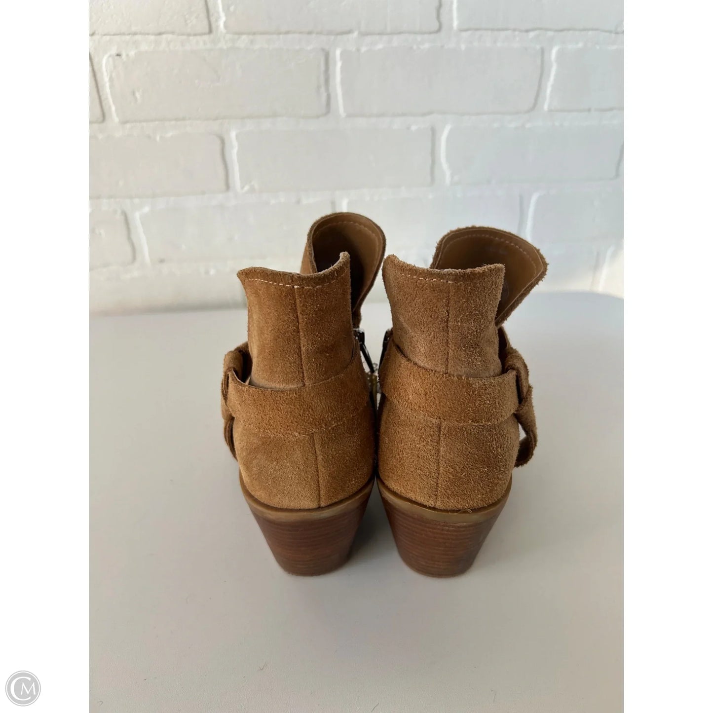 Boots Ankle Heels By Dolce Vita In Tan, Size: 8