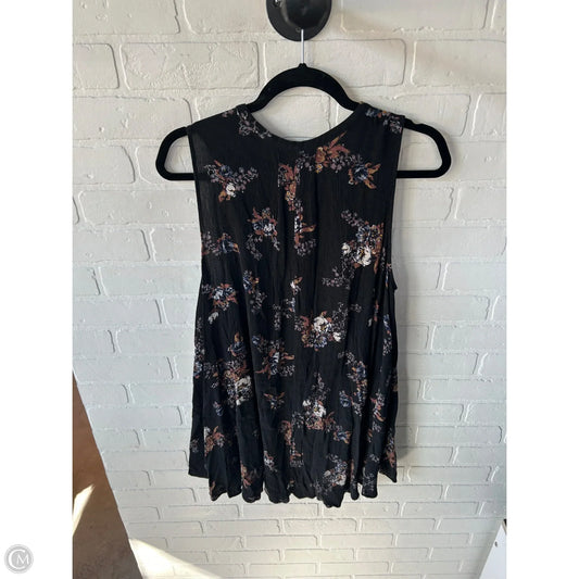 Tunic Sleeveless By Free People In Black, Size: M