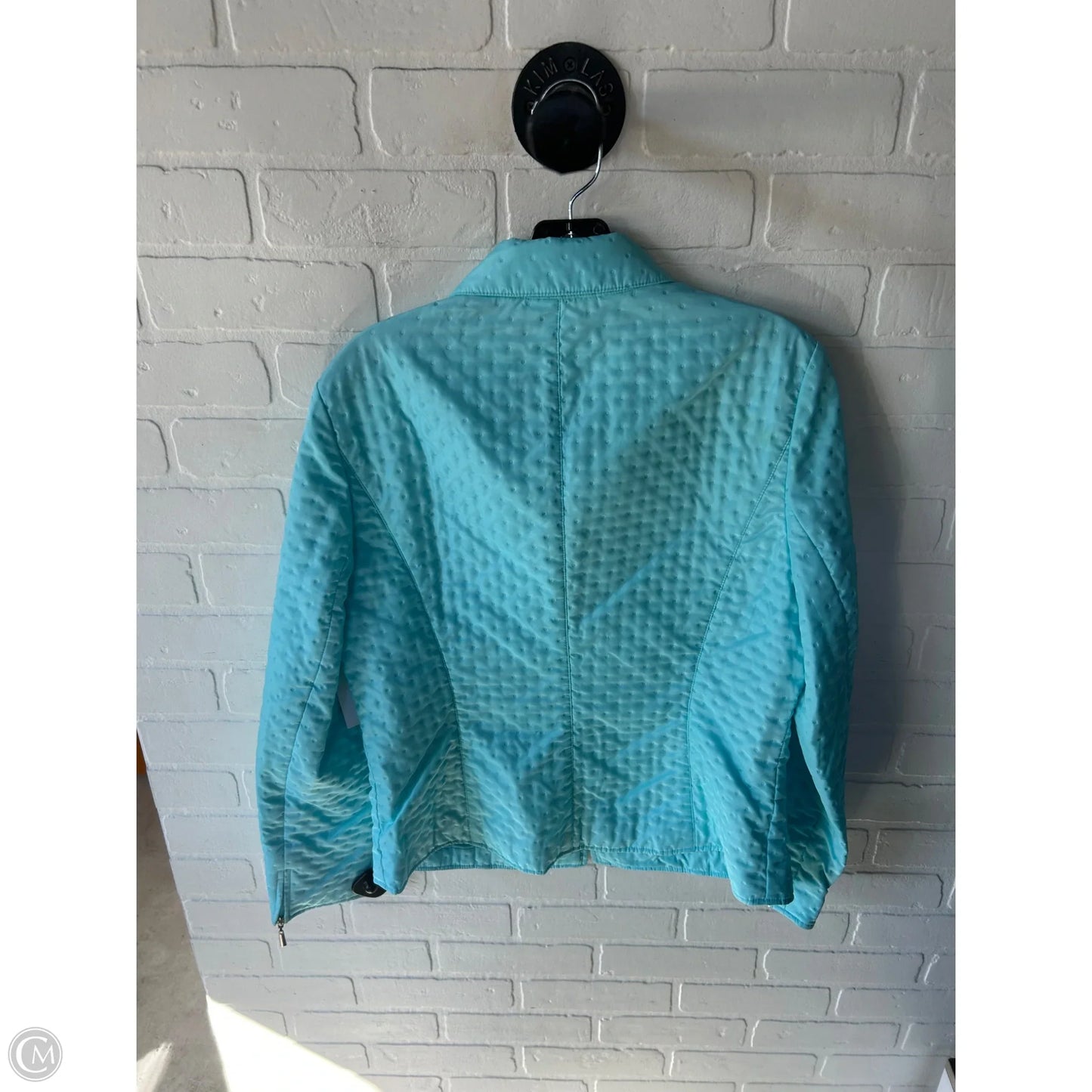 Jacket Puffer & Quilted By Talbots In Blue, Size: M