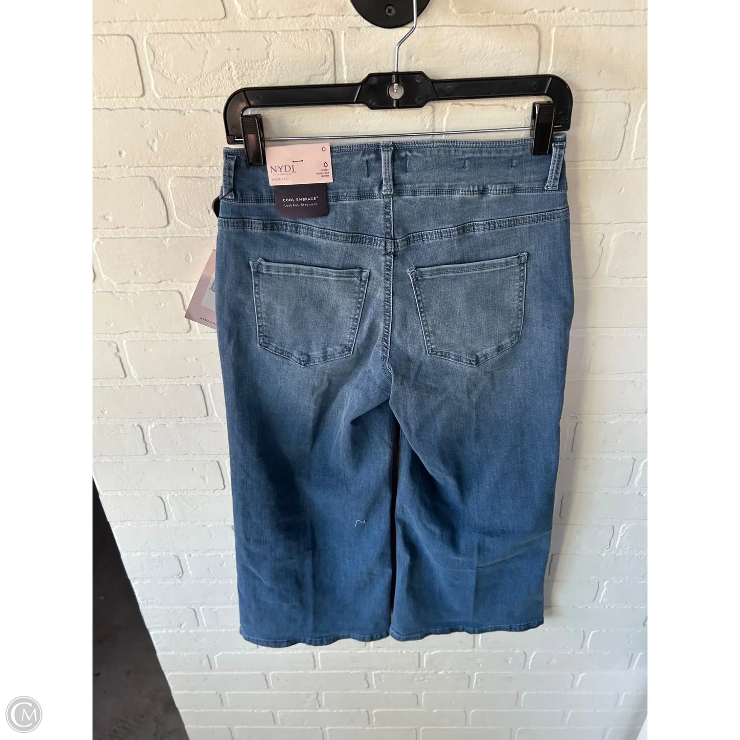 Jeans Wide Leg By Not Your Daughters Jeans In Blue Denim, Size: 0
