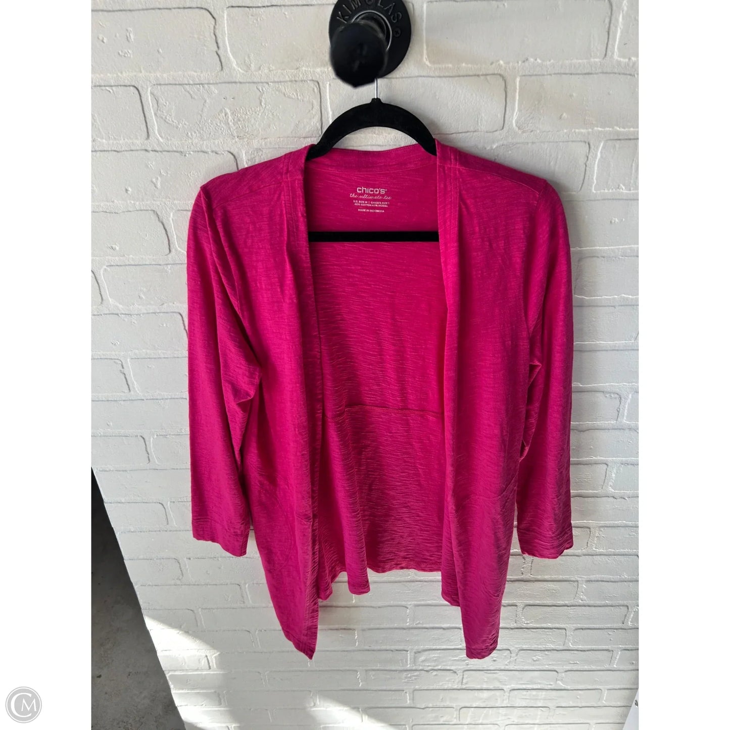 Cardigan By Chicos In Pink, Size: M