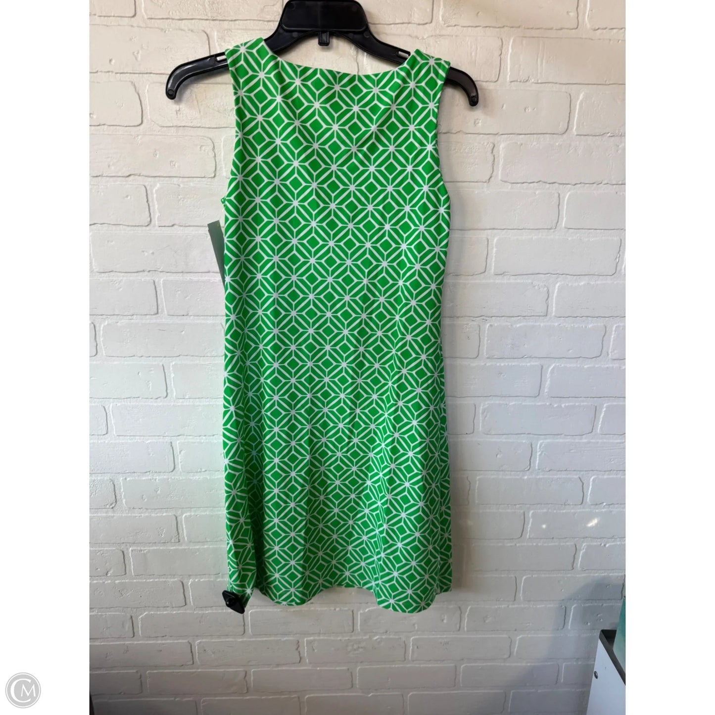 Dress Casual Short By Jude Connally In Green & White, Size: Xs