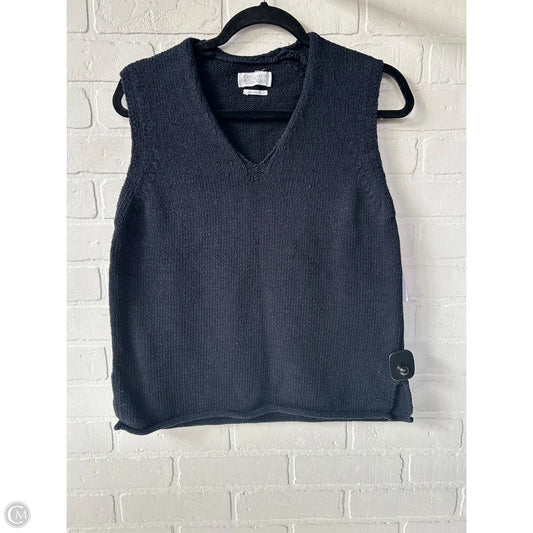 Vest Sweater By Cma In Black, Size: M