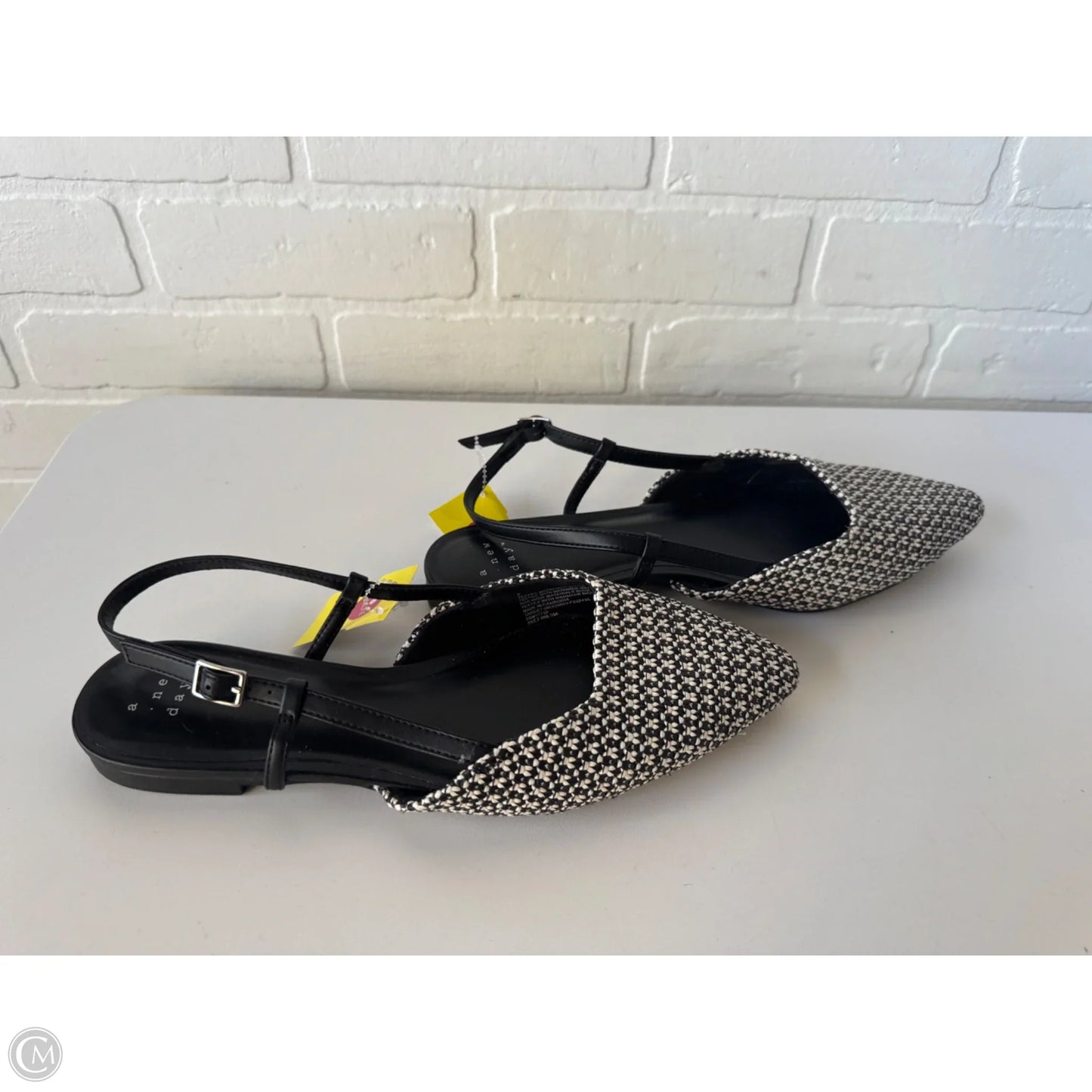 Shoes Flats By A New Day In Black & White, Size: 9