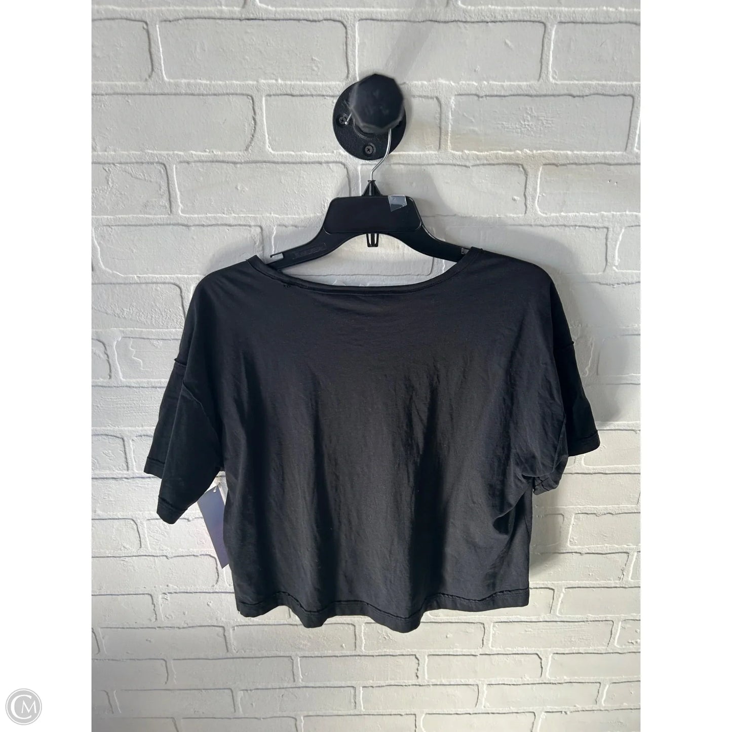 Top Short Sleeve Basic By C And C In Black, Size: M