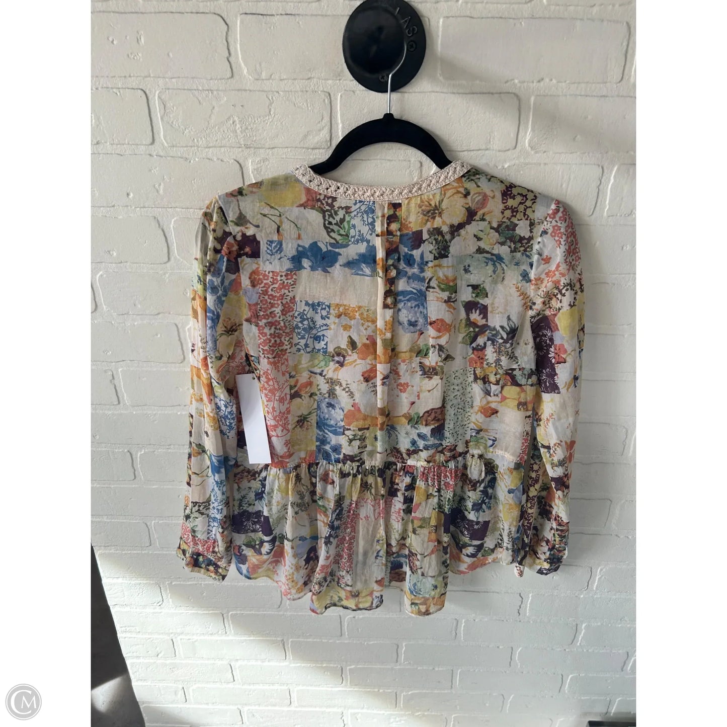 Top Long Sleeve By Maeve In Cream, Size: Xs