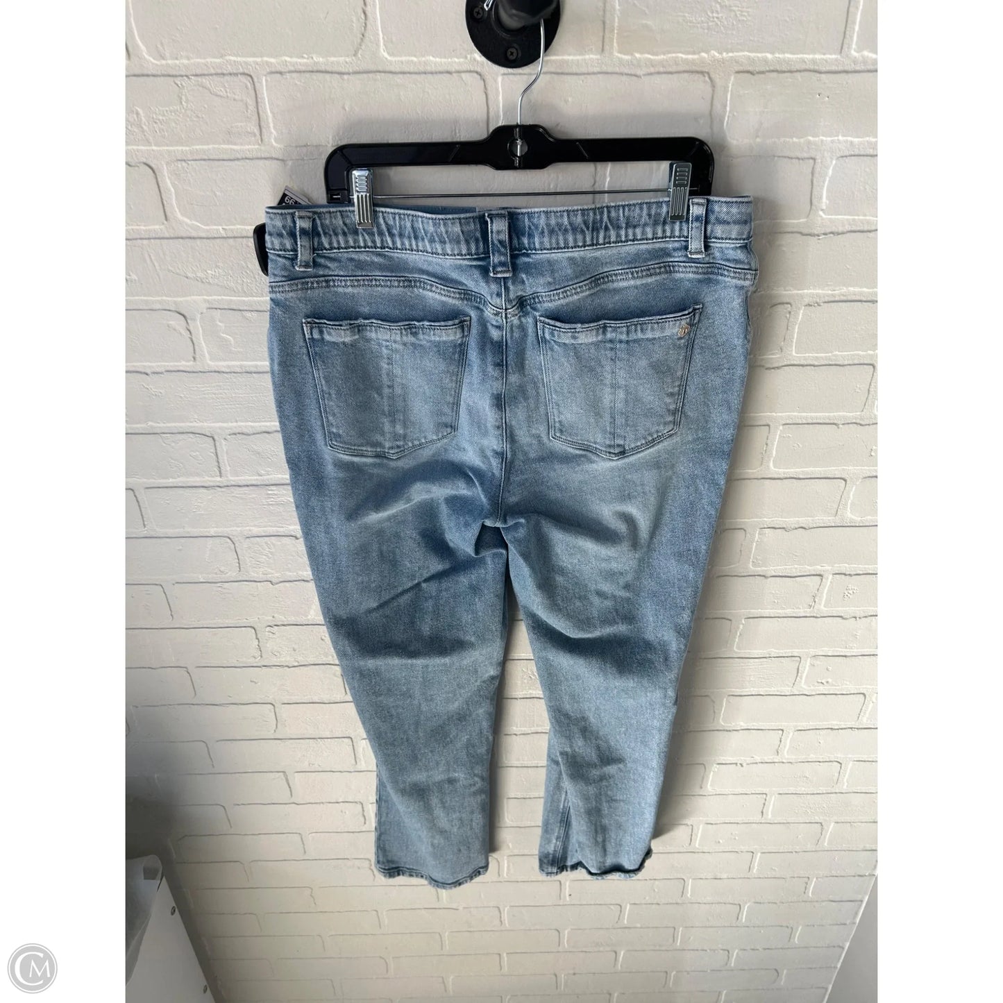 Jeans Straight By Democracy In Blue Denim, Size: 14