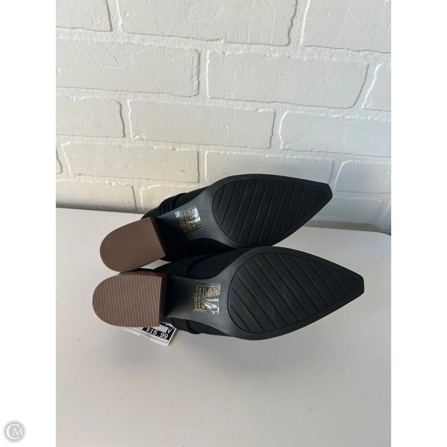 Shoes Heels Block By Qupid In Black, Size: 10