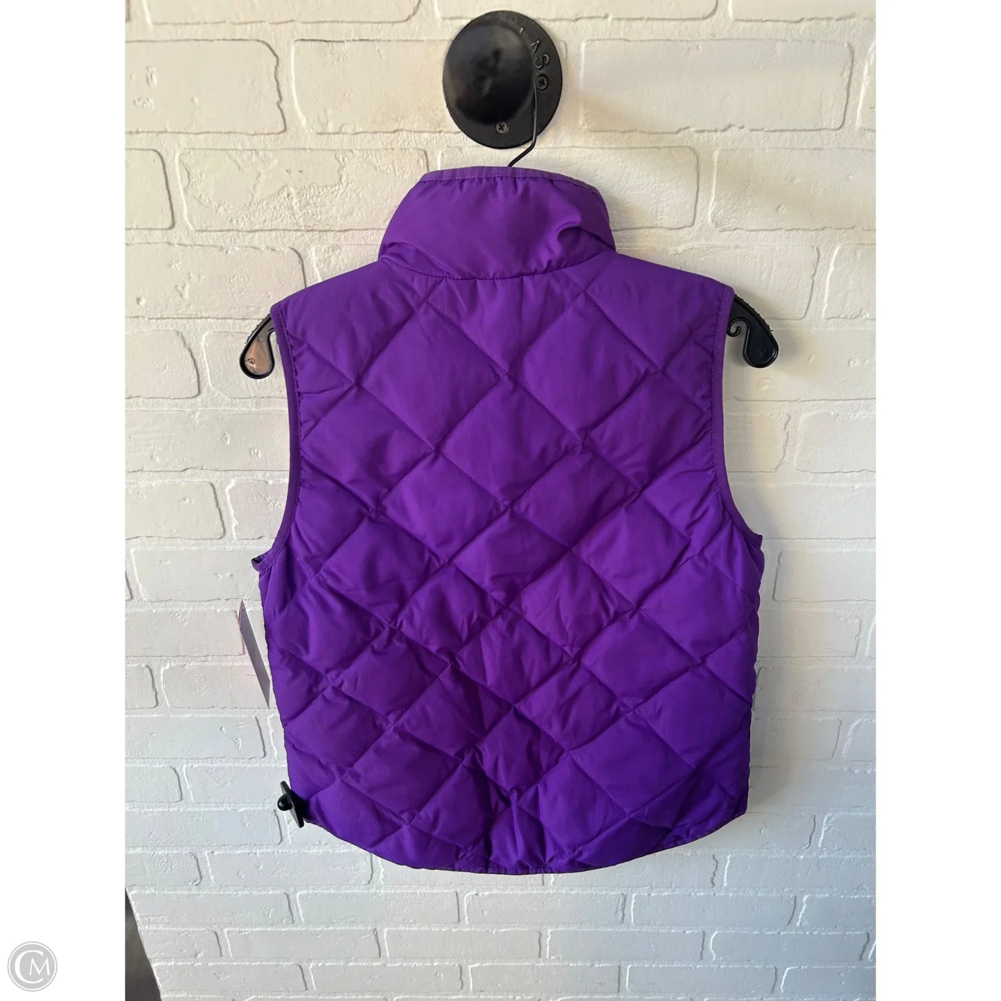 Vest Puffer & Quilted By J. Crew In Purple, Size: S