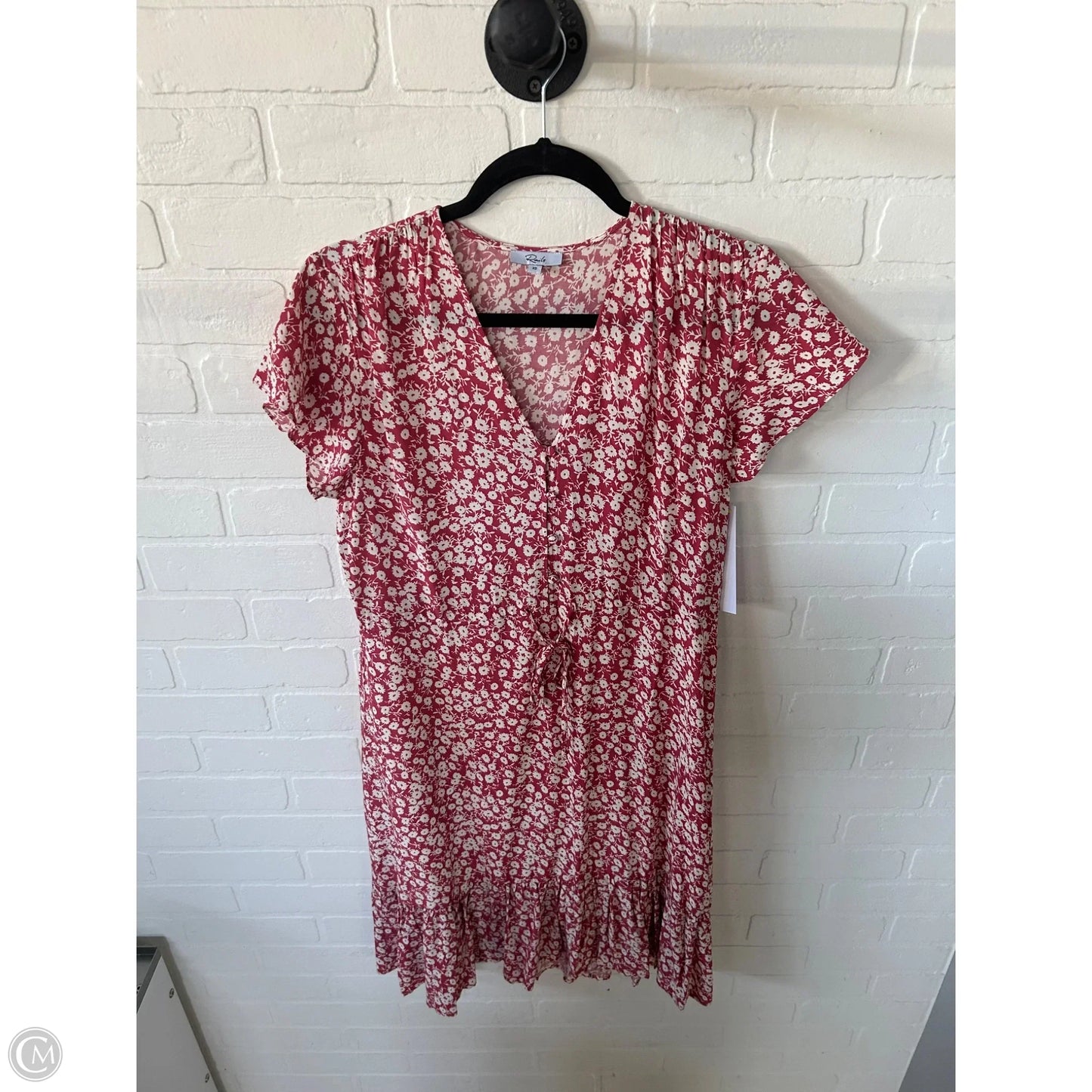 Dress Casual Midi By Rails In Cream & Pink, Size: Xs