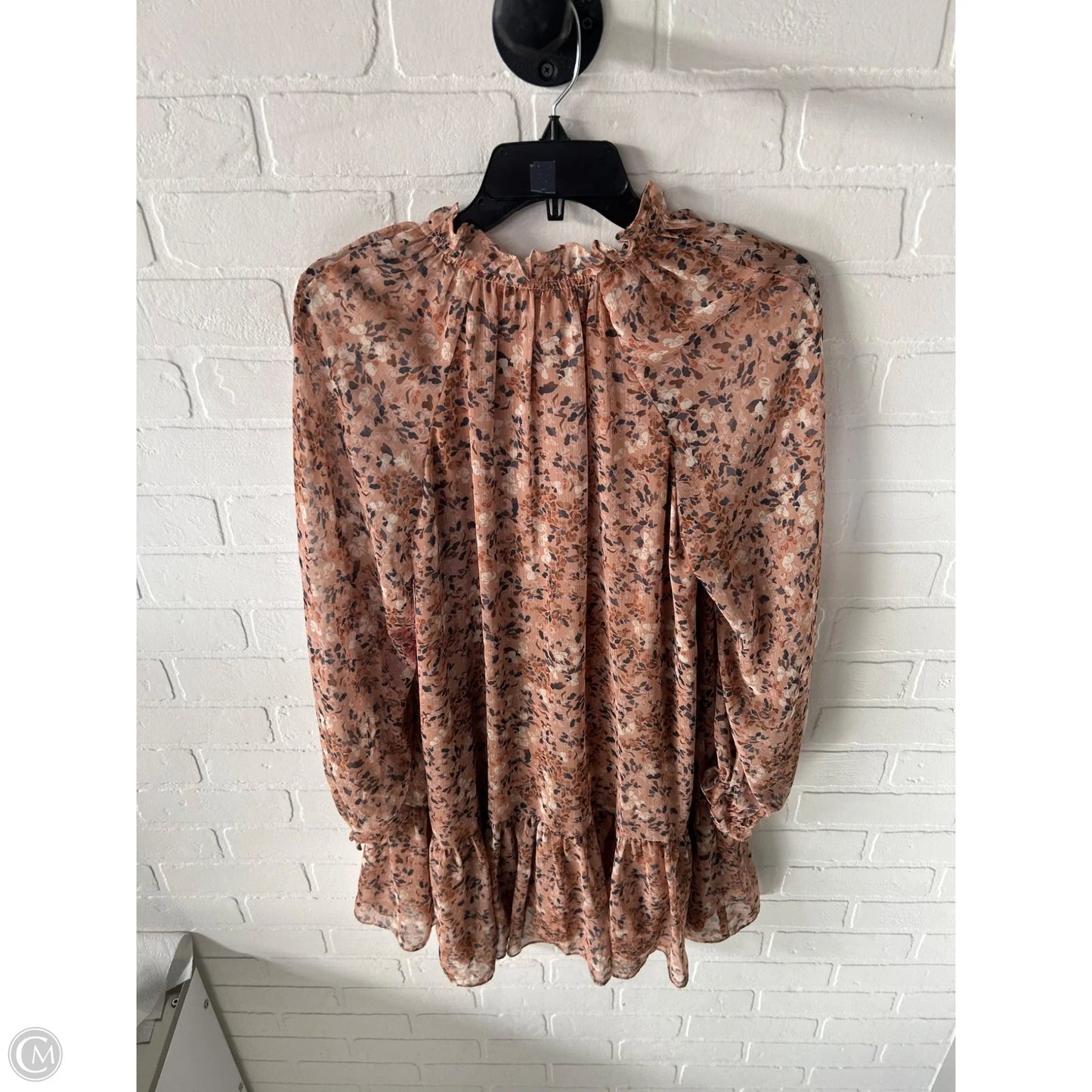 Tunic Long Sleeve By Antonio Melani In Tan, Size: S