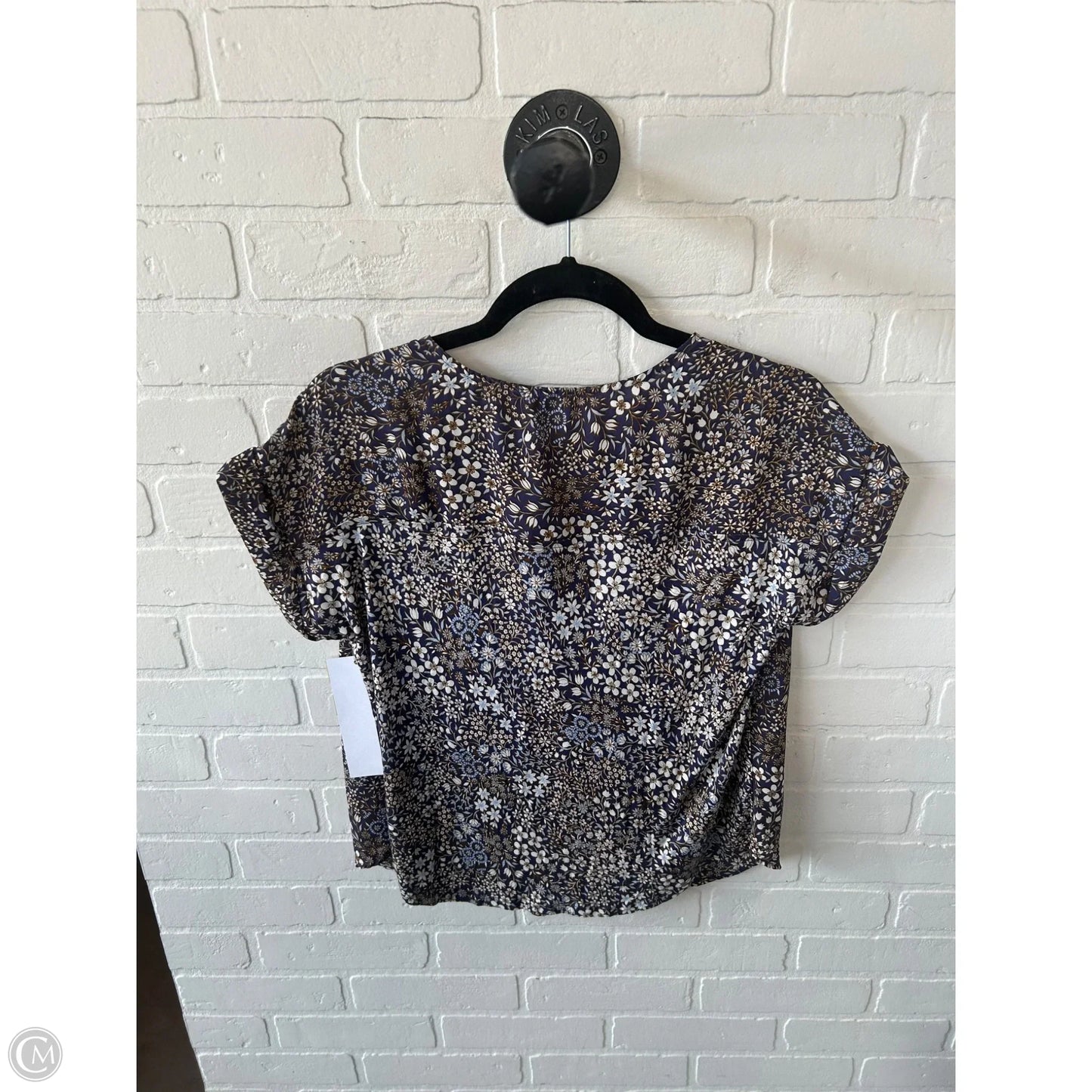 Top Short Sleeve By Loft In Purple, Size: Sp