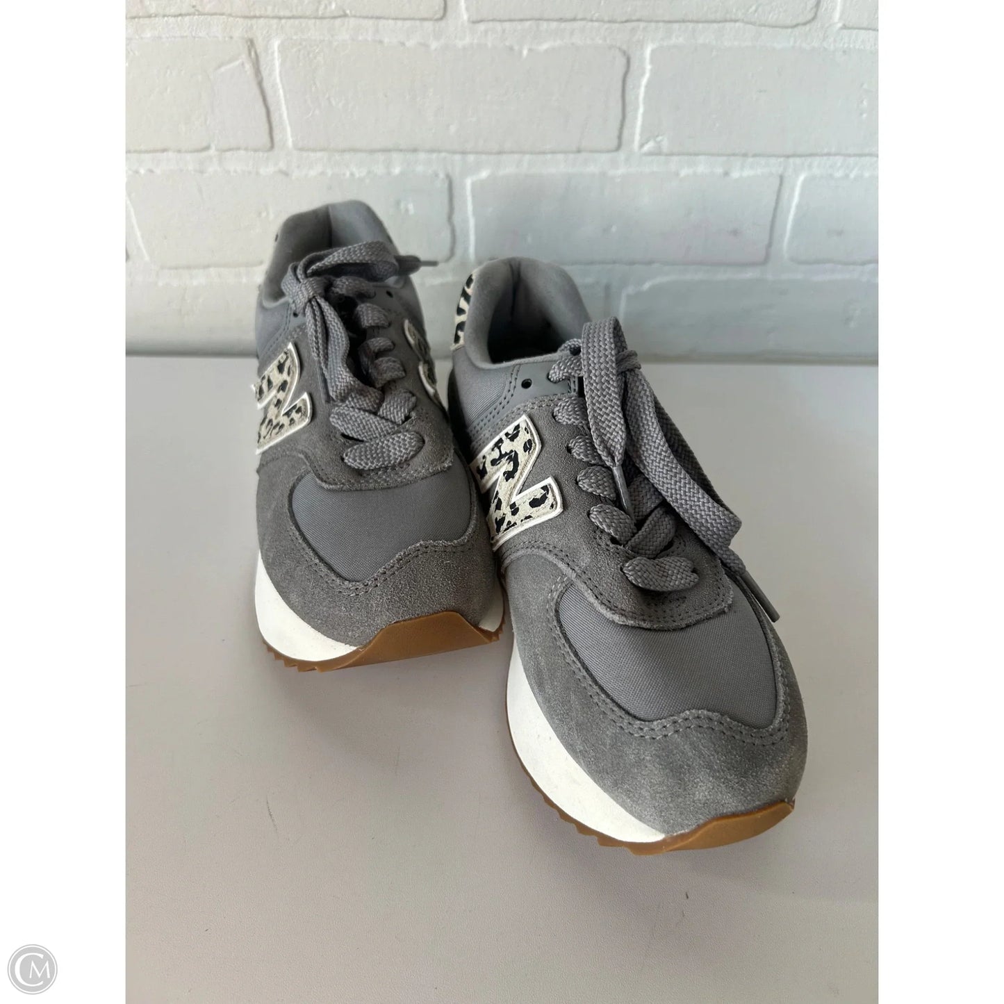 Shoes Sneakers Platform By New Balance In Grey, Size: 8