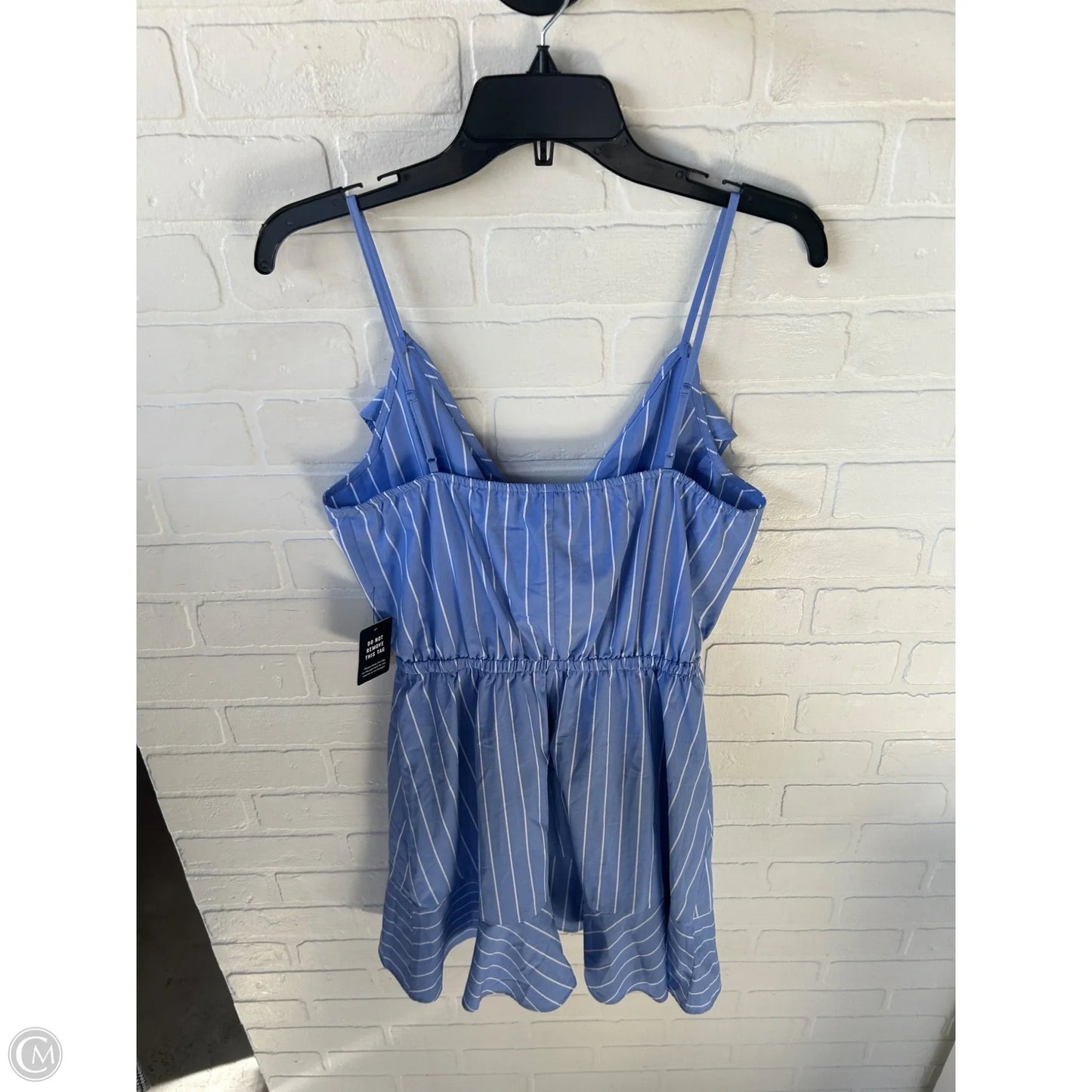 Dress Casual Short By Express In Blue & White, Size: M