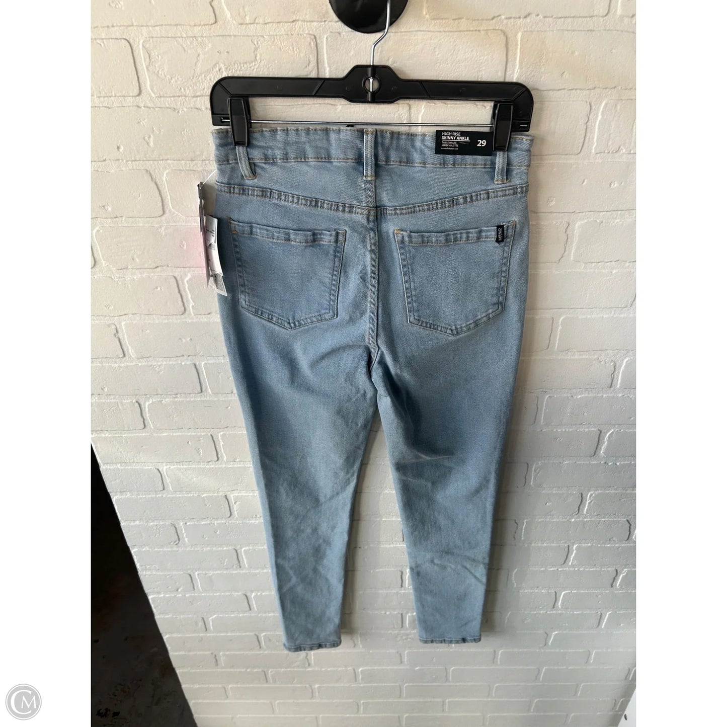 Jeans Skinny By Buffalo David Bitton In Blue Denim, Size: 8