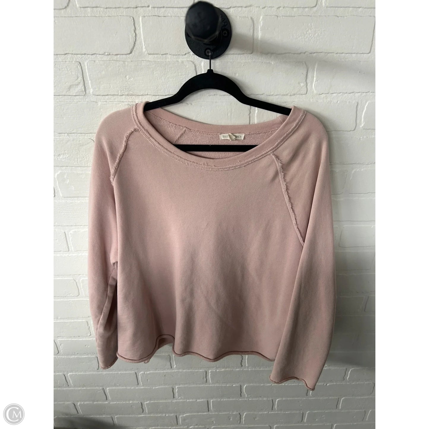 Sweatshirt Crewneck By Eileen Fisher In Pink, Size: S