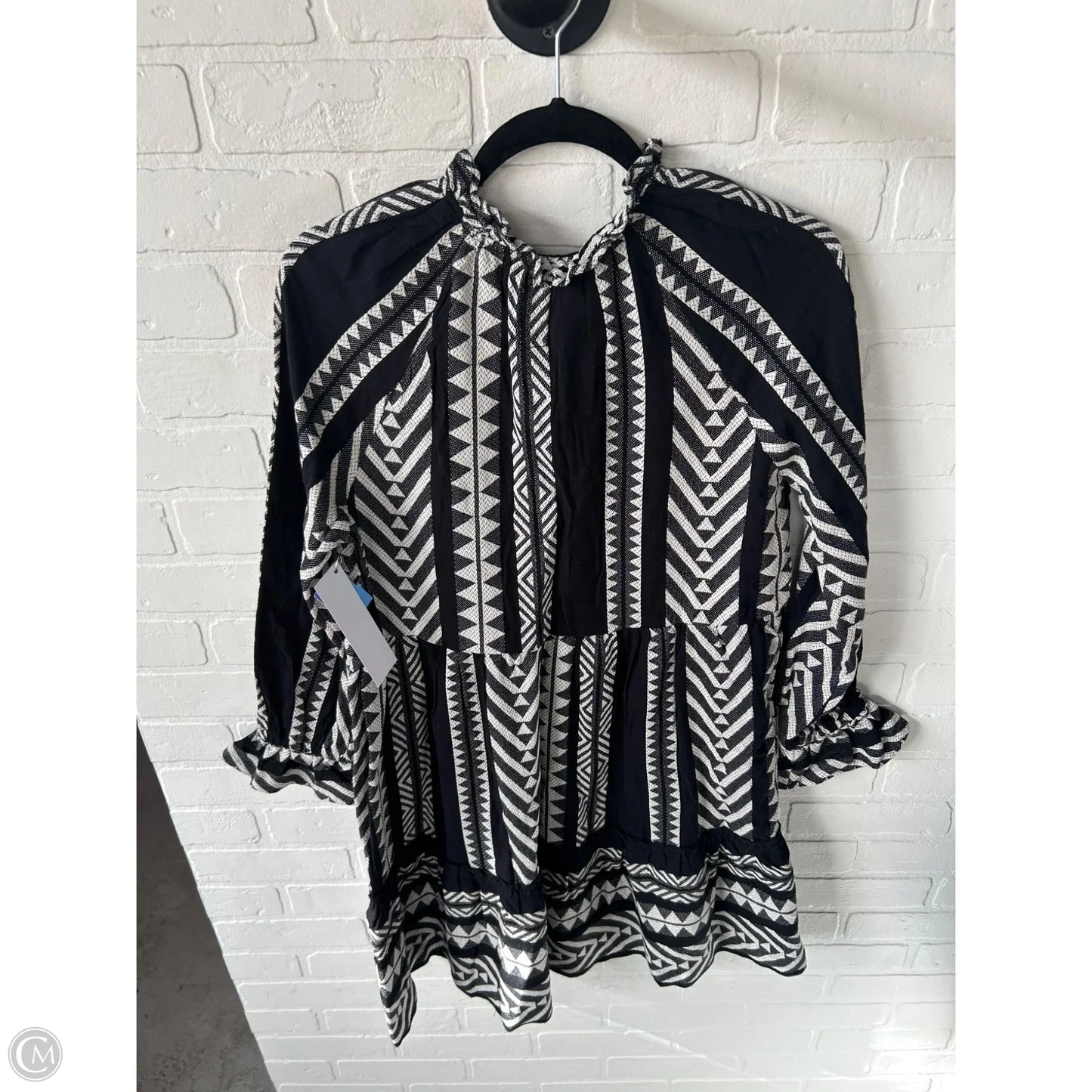 Dress Casual Short By Maeve In Black & White, Size: Xs