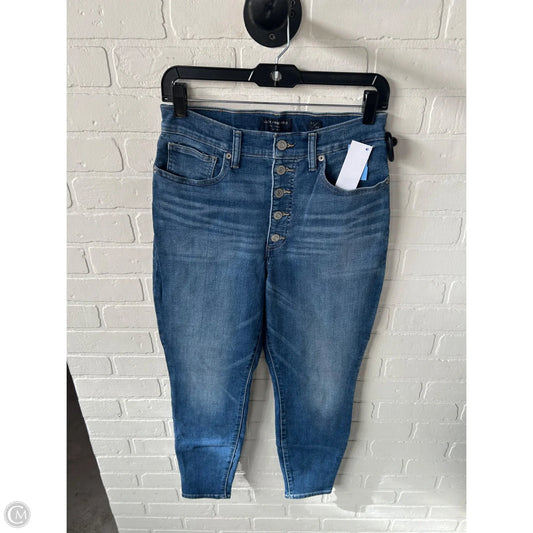 Jeans Skinny By Lucky Brand In Blue Denim, Size: 10