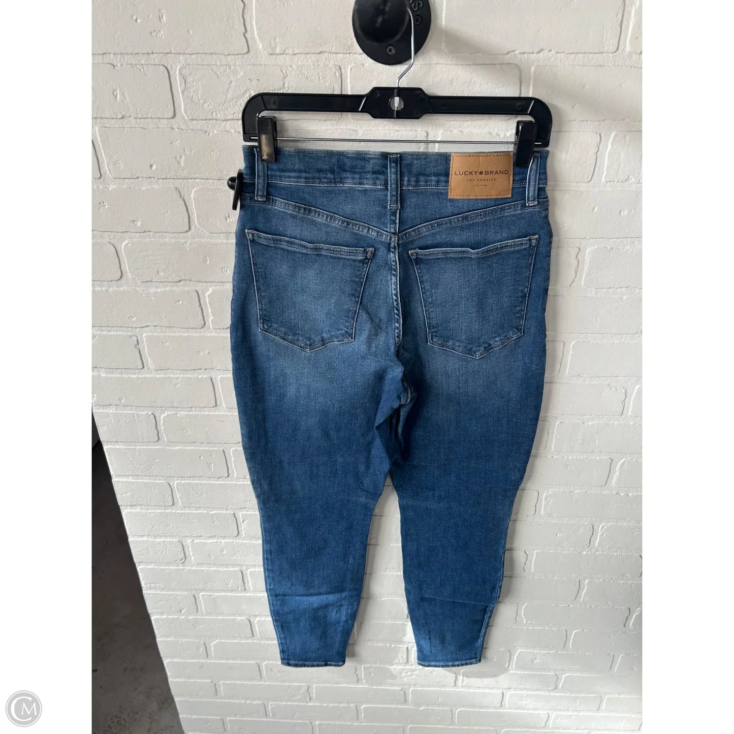 Jeans Skinny By Lucky Brand In Blue Denim, Size: 10