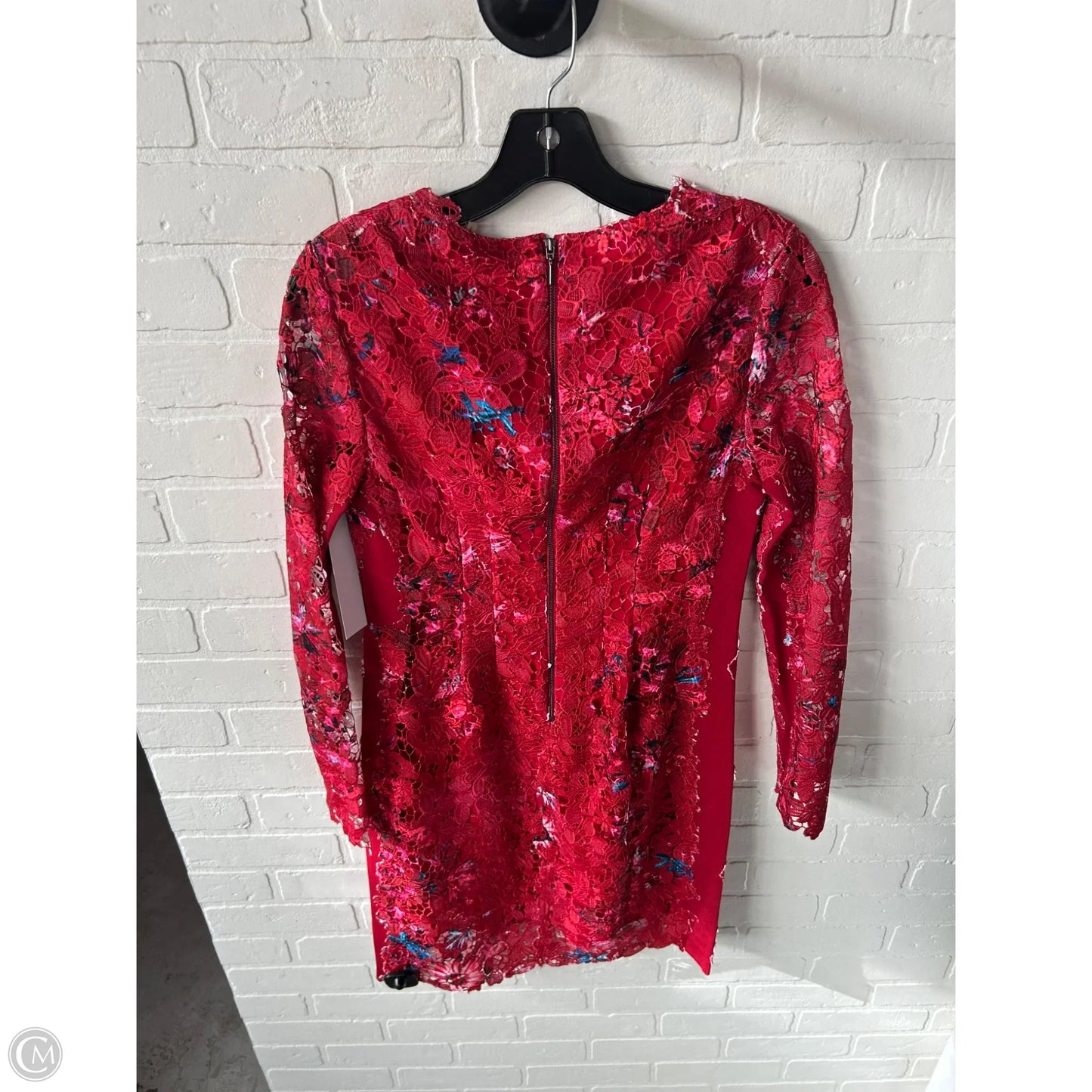 Dress Party Midi By Elie Tahari In Red, Size: S